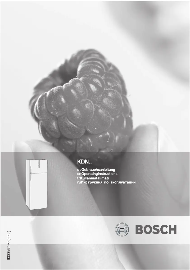 Page n°1 - Manuel utilisateur Bosch KDN49A04NE