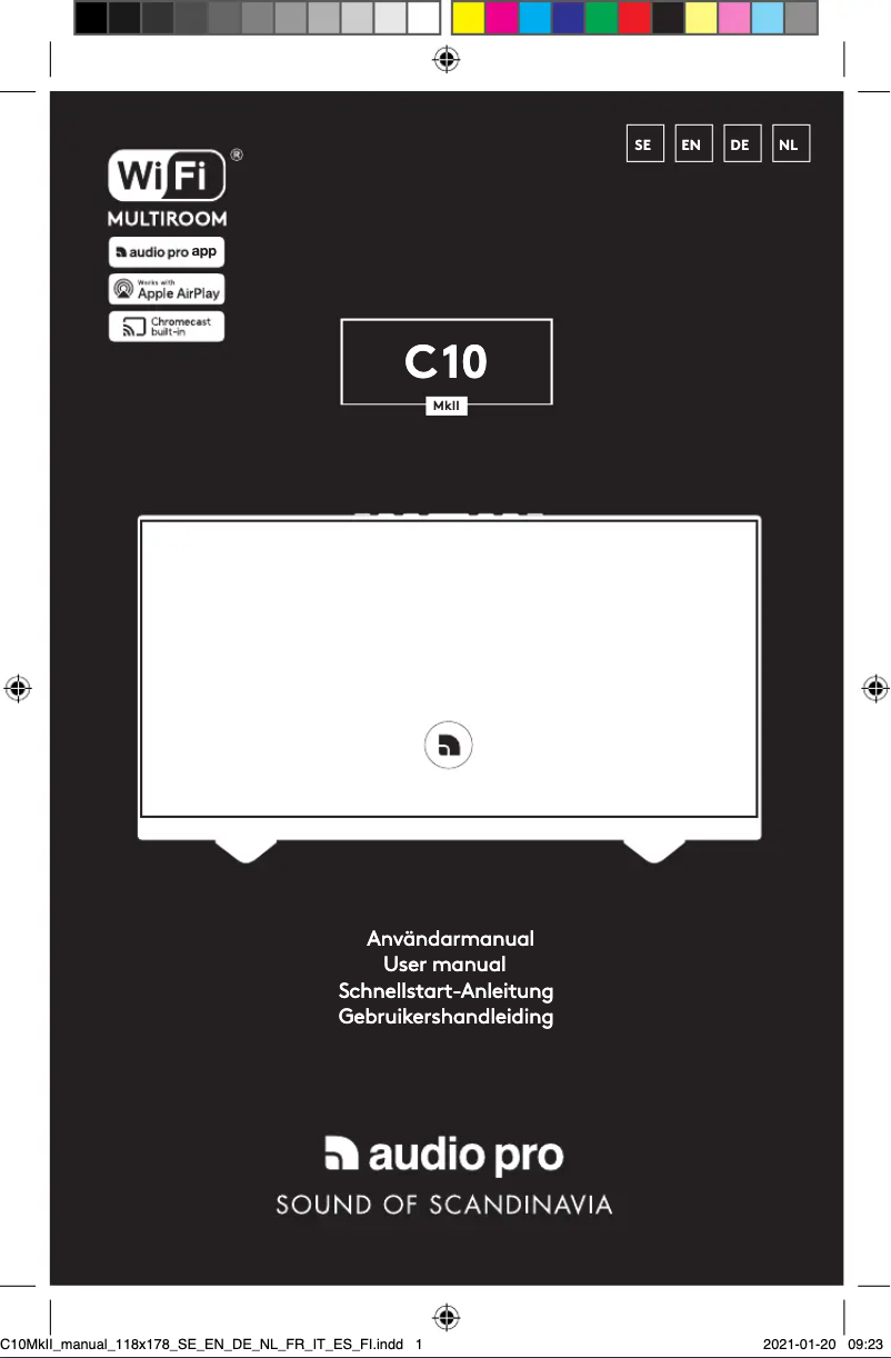 Page n°1 - Manuel utilisateur Audio Pro Addon C10 MKII