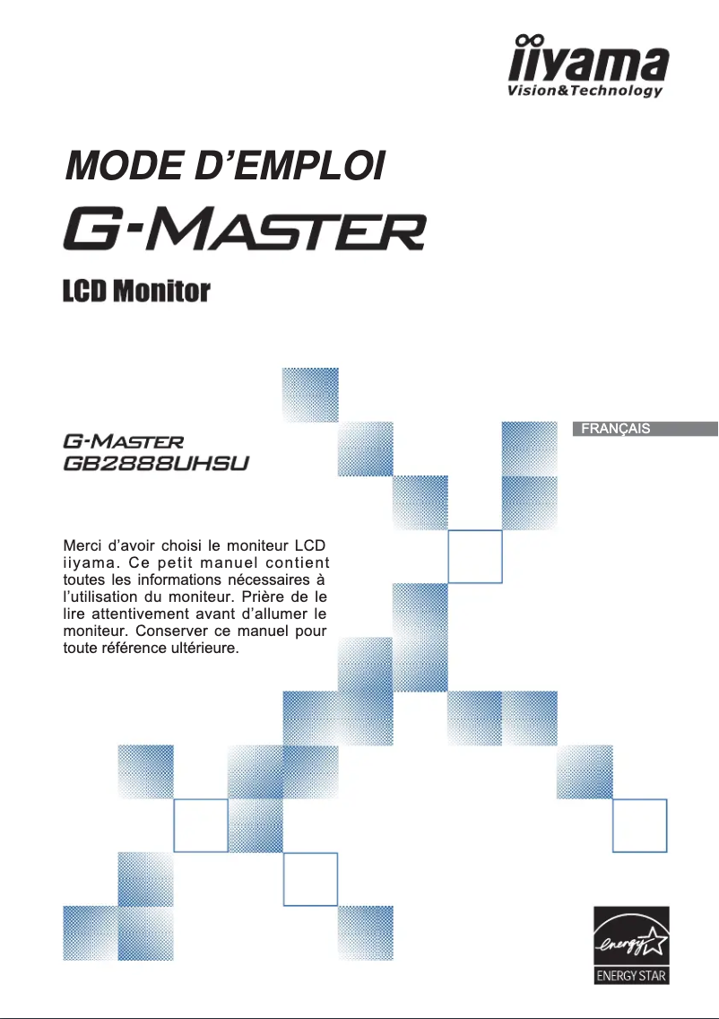 Image de la première page du manuel de l'appareil G-MASTER GB2888UHSU