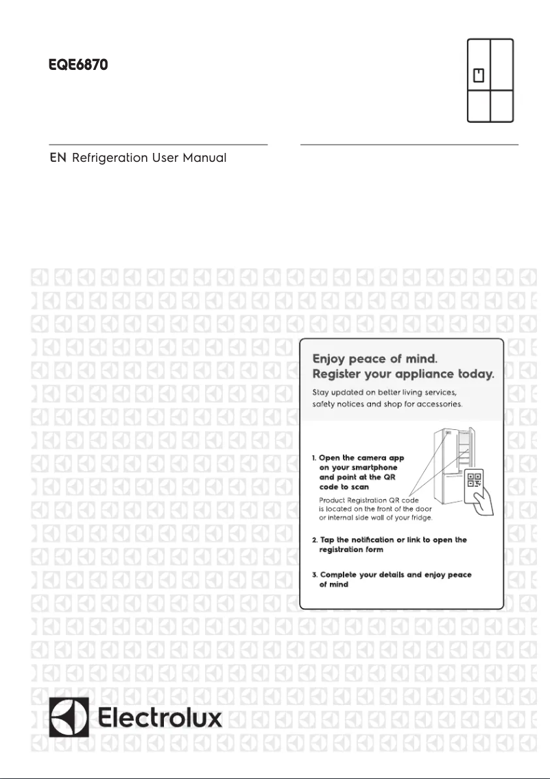 Imagen de la primera página del manual del dispositivo EQE6870SA