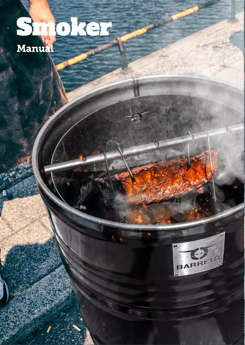 Image de la première page du manuel de l'appareil Big Smoker Kit