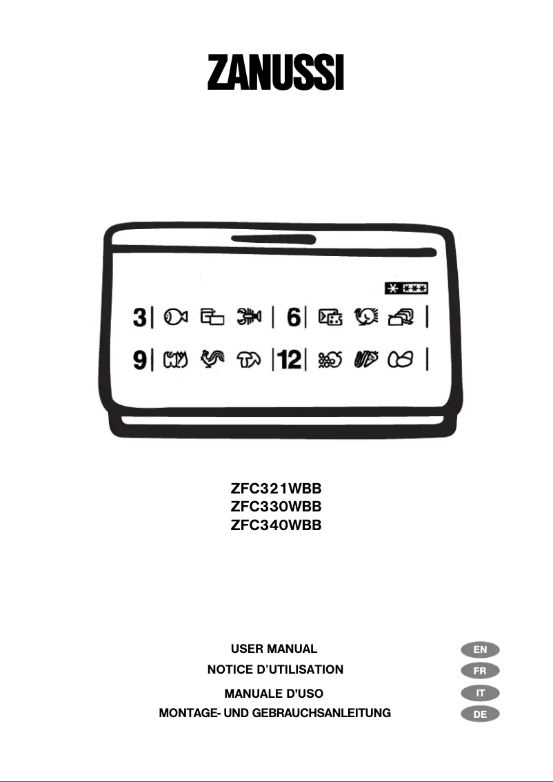 Page n°1 - Manuel utilisateur Zanussi ZFC 321 WBB