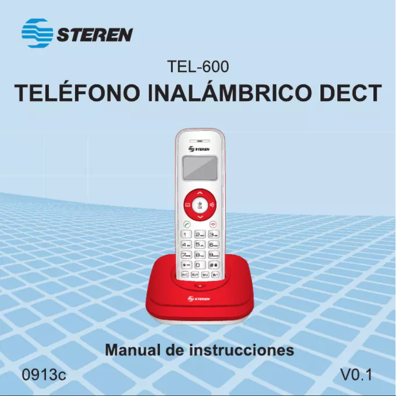 Imagen de la primera página del manual del dispositivo TEL-600