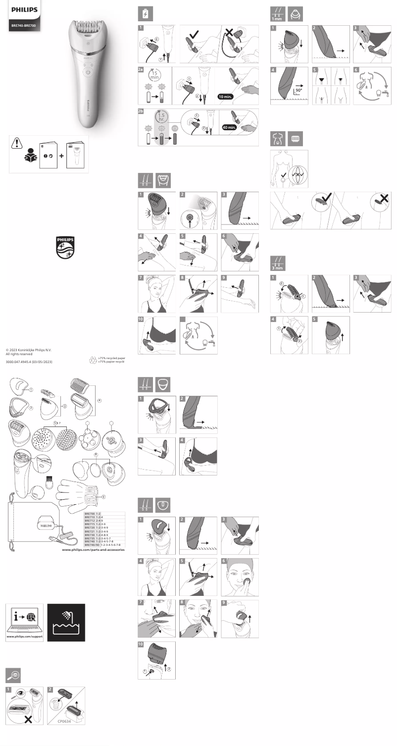 Image de la première page du manuel de l'appareil Series 9000 BRE770