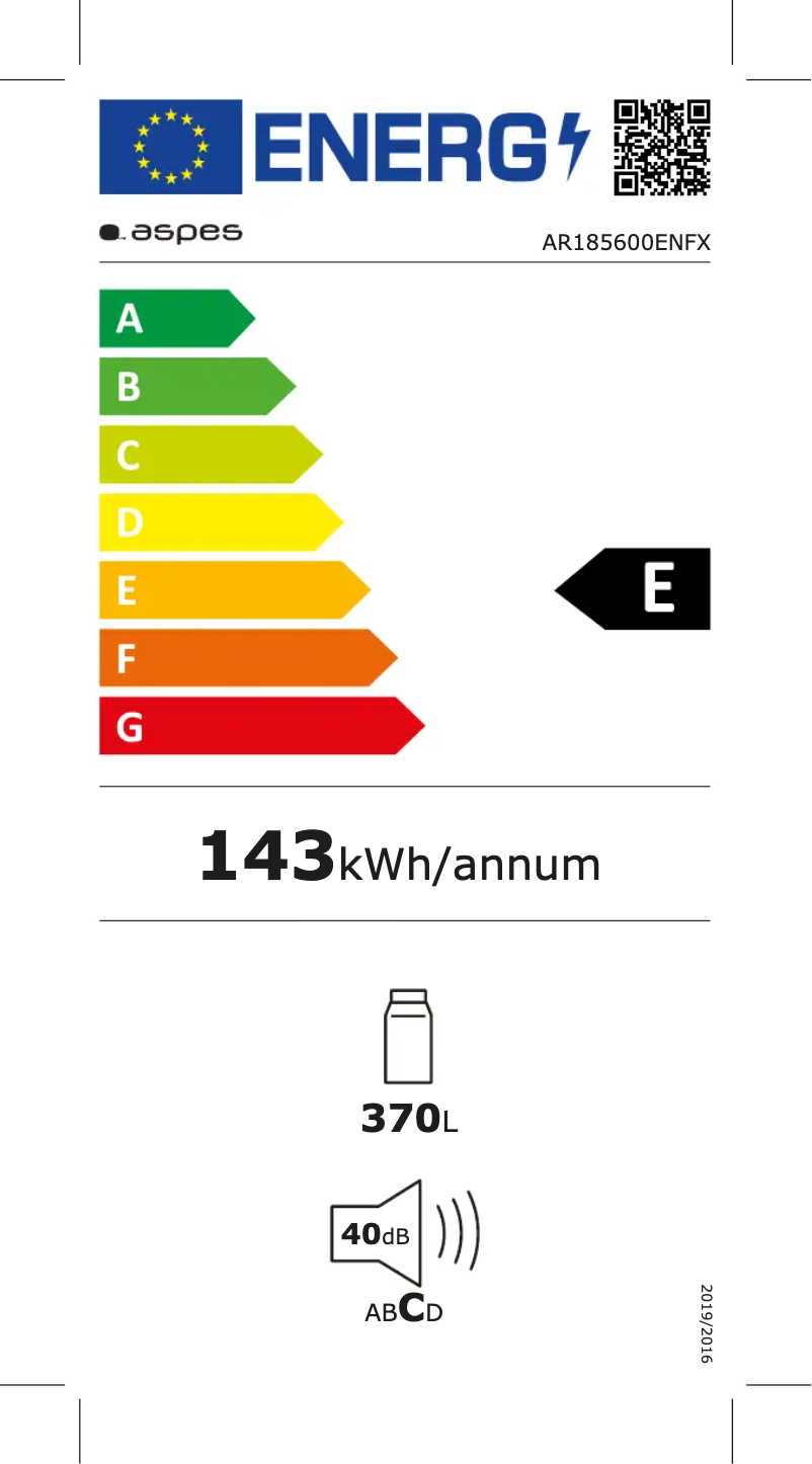 Image de la première page du manuel de l'appareil AR185600ENFX