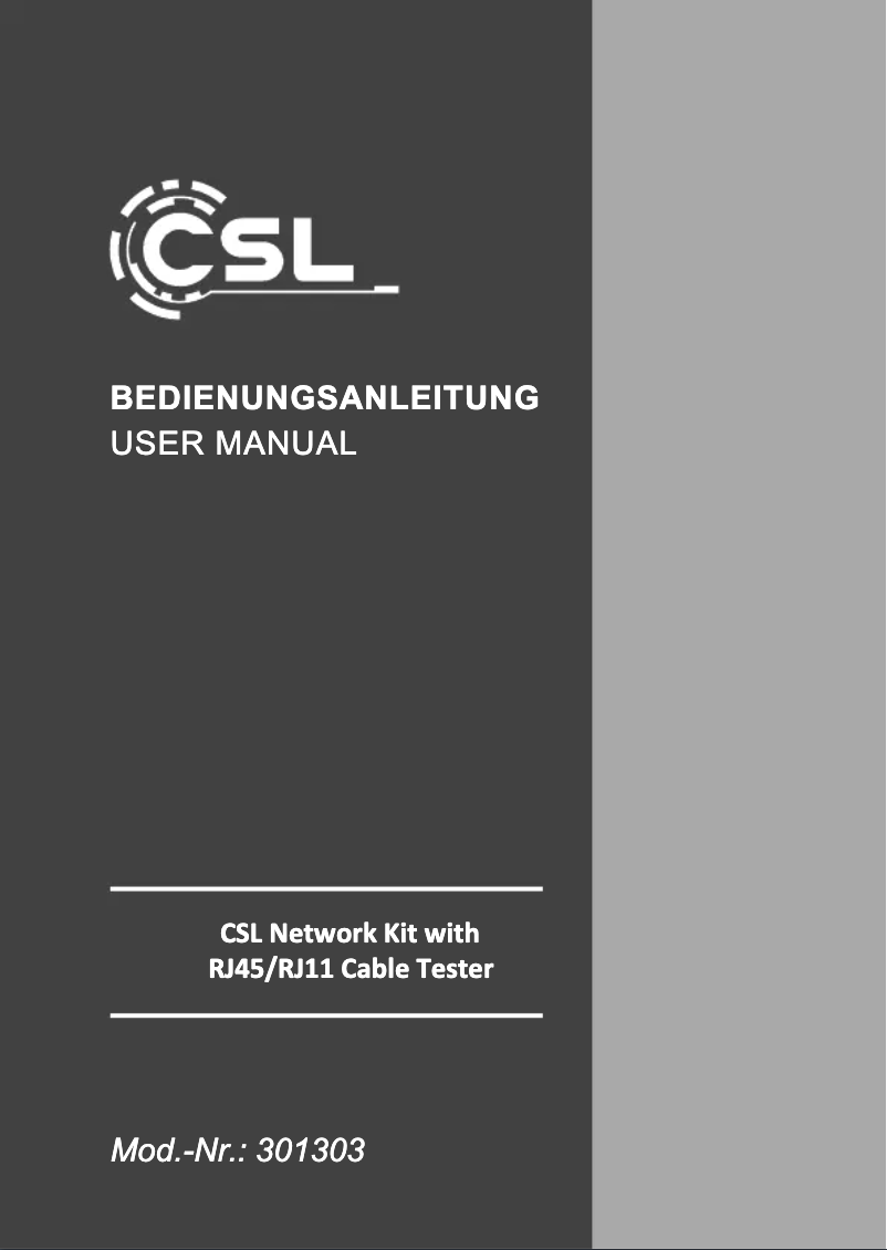 Image de la première page du manuel de l'appareil 301303