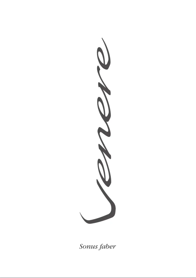 Page 1 de la notice Manuel utilisateur Sonus Faber Venere Wall