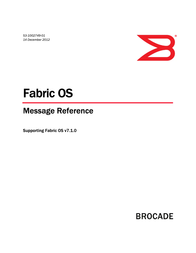 Page n°1 - Manuel utilisateur Dell PowerConnect B-8000