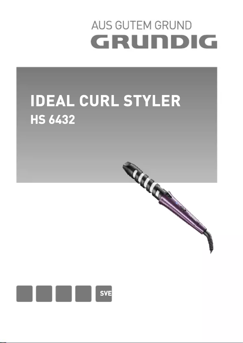 Page n°1 - Manuel utilisateur Grundig HS 6432