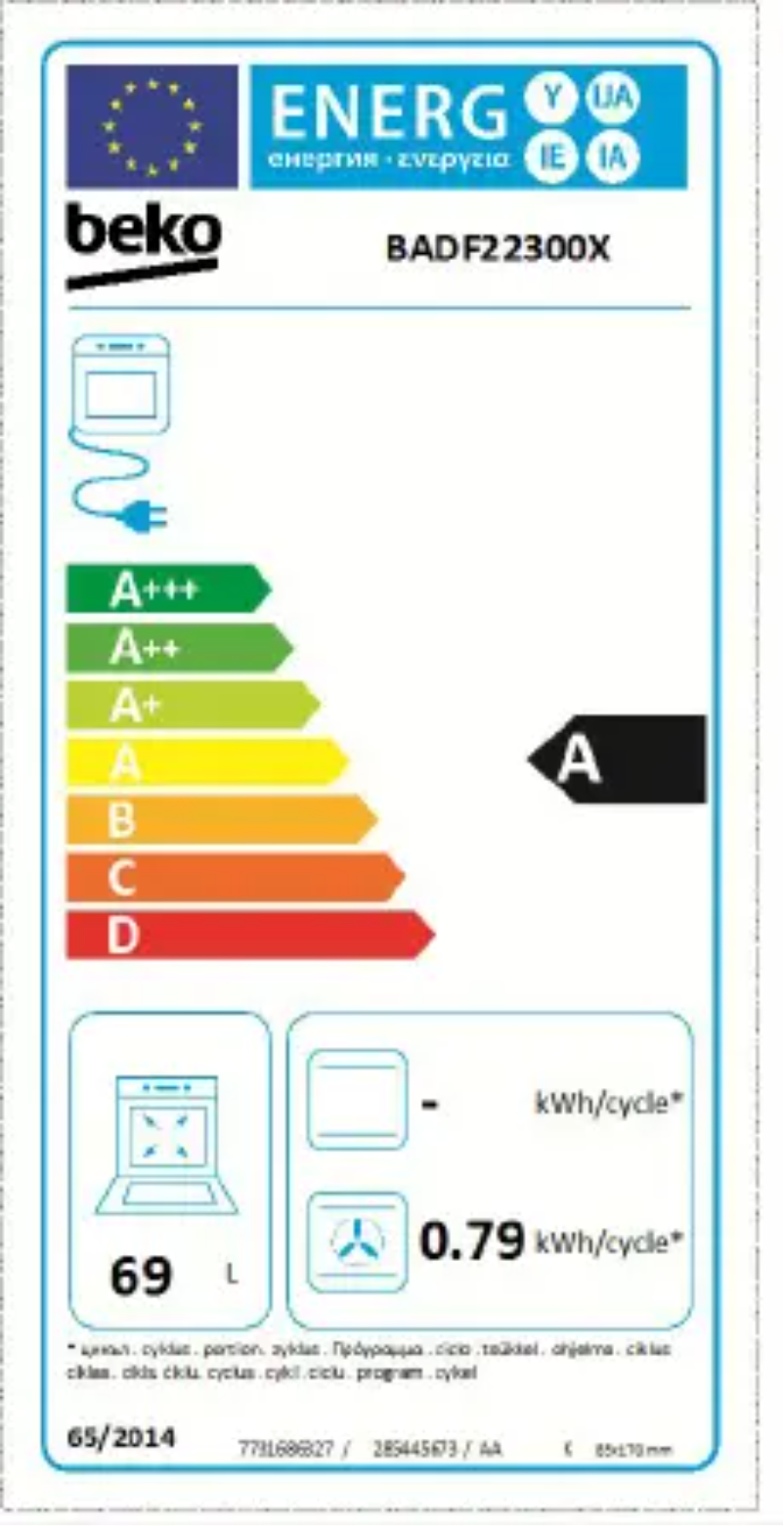 Image de la première page du manuel de l'appareil BADF22300
