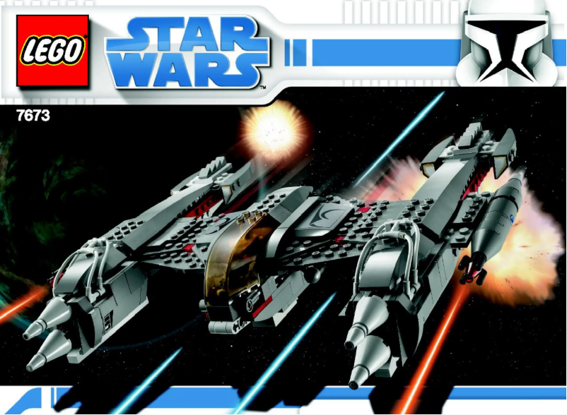 Page 1 de la notice Manuel utilisateur Lego Star Wars 7673