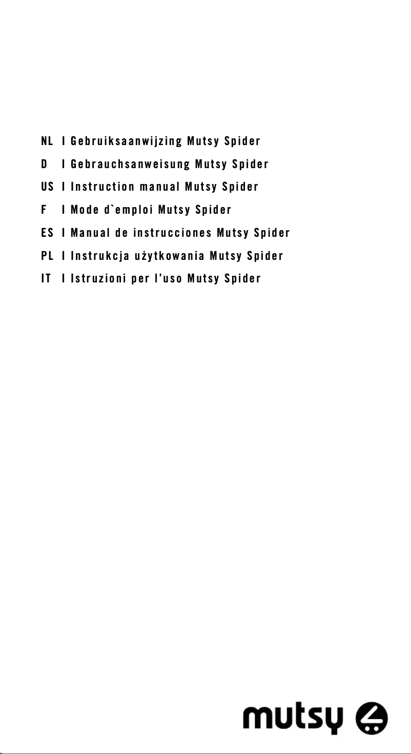 Image de la première page du manuel de l'appareil Spider