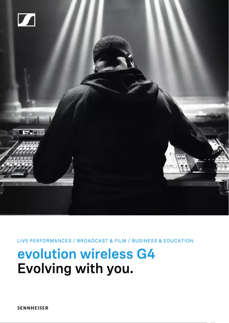 Image de la première page du manuel de l'appareil ew 100 G4-ME4