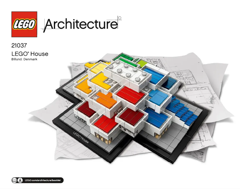 Page 1 de la notice Consignes visuelles Lego Architecture 21037