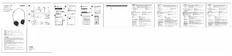Page 1 de la notice Manuel utilisateur Rapoo H3070