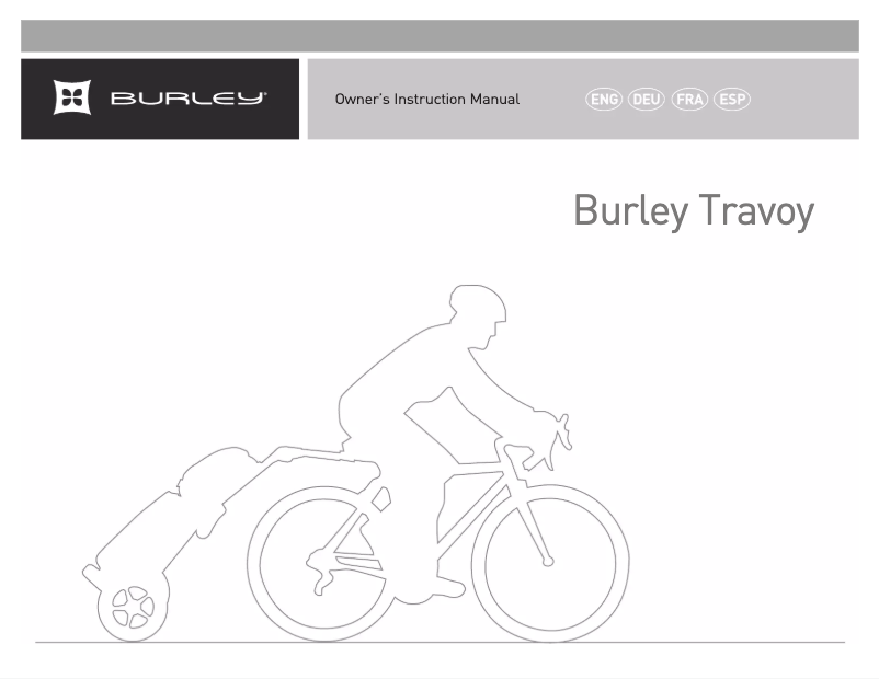 Page n°1 - Manuel utilisateur Burley Travoy