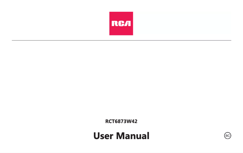 Page 1 de la notice Manuel utilisateur RCA Voyager