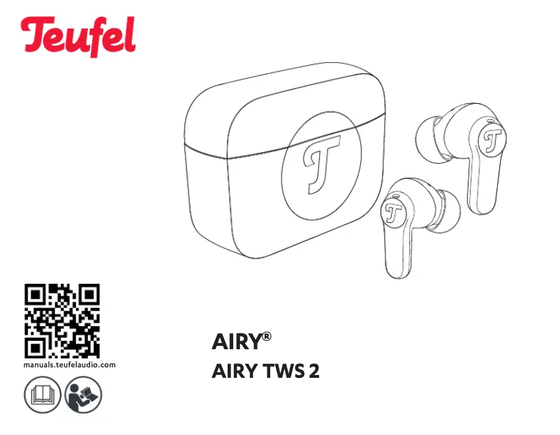 Page 1 de la notice Guide de démarrage rapide Teufel Airy TWS 2