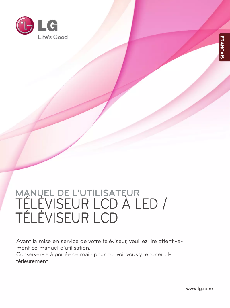 Page 1 de la notice Manuel utilisateur LG 37LD650H
