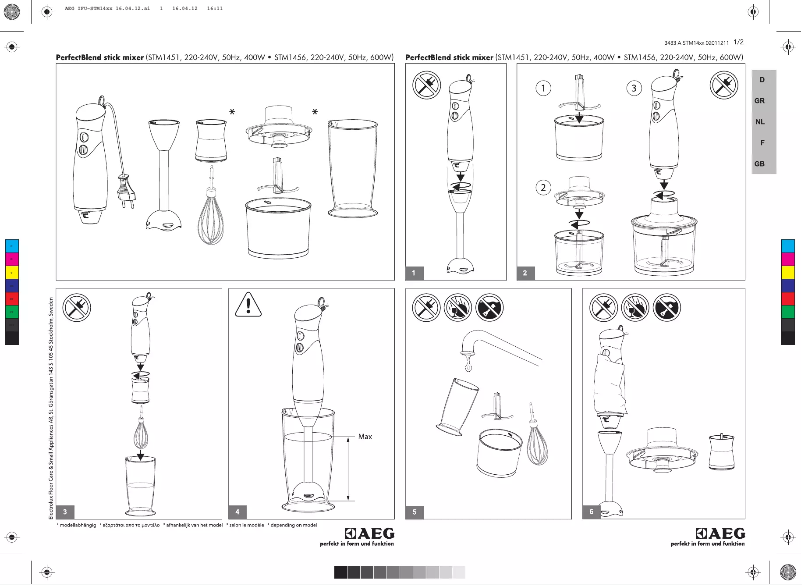 Imagen de la primera página del manual del dispositivo STM1451