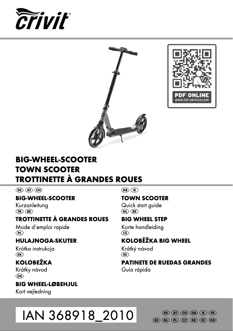 Página 1 del manual Manual de usuario Crivit IAN 368918