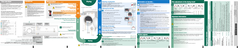 Page 1 de la notice Manuel utilisateur Siemens WT44W101EE