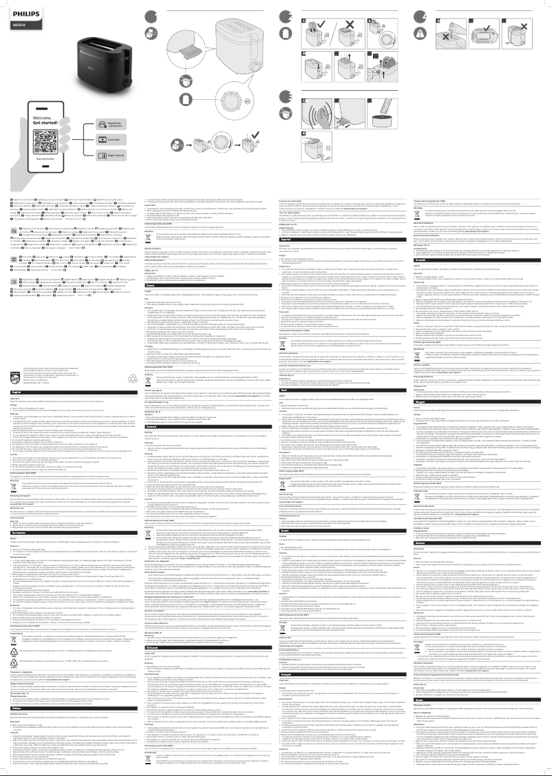 Page n°1 - Manuel utilisateur Philips HD2510