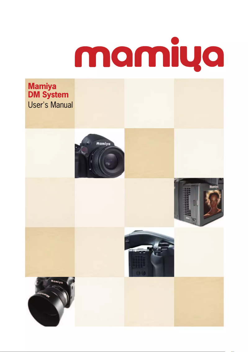 Page n°1 - Manuel utilisateur Mamiya DM System