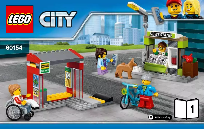 Page 1 de la notice Manuel utilisateur Lego City 60154