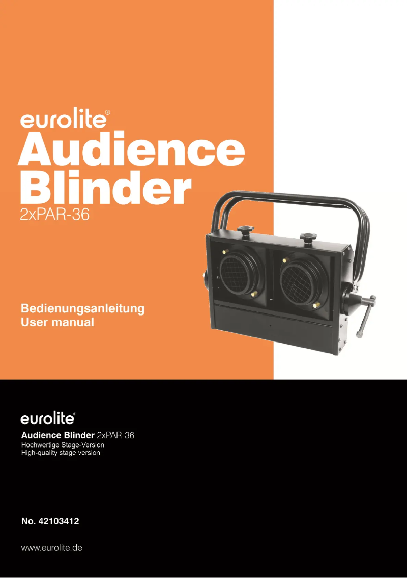 Image de la première page du manuel de l'appareil PAR-36