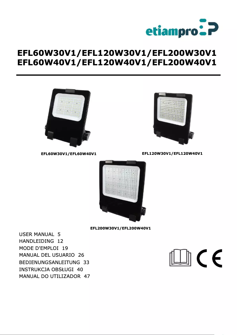 Page n°1 - Manuel utilisateur EtiamPro EFL200W30V1
