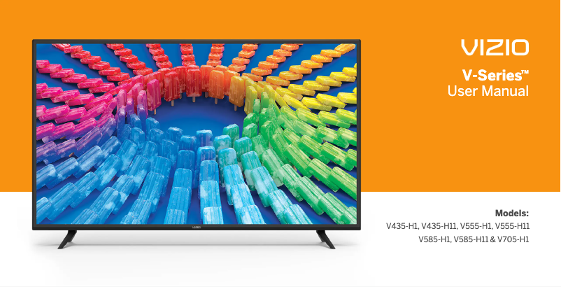 Page 1 de la notice Manuel utilisateur VIZIO V505-H1