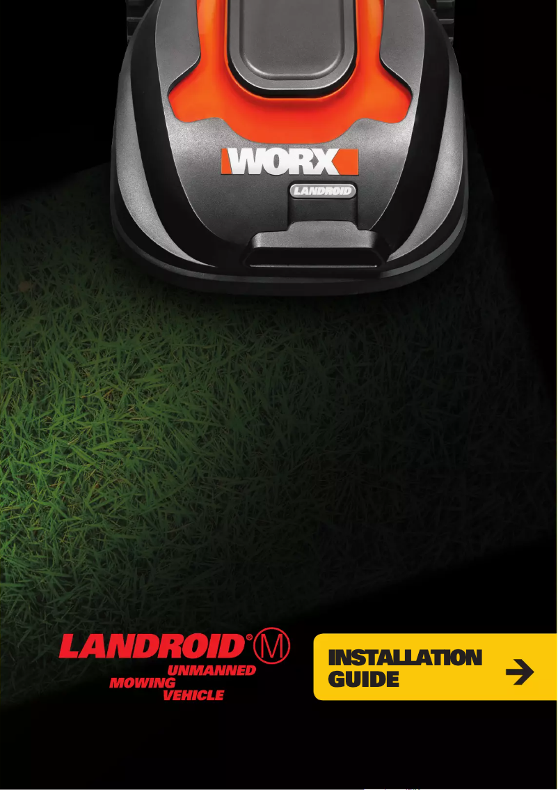 Page n°1 - Guide d'installation Worx Landroid M WR113Mi