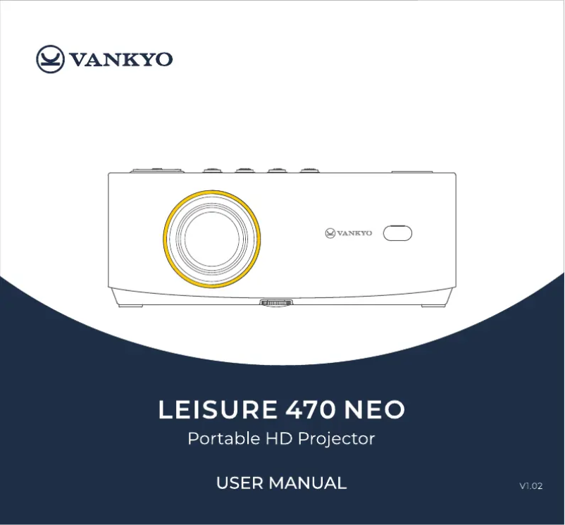 Page 1 de la notice Manuel utilisateur Vankyo Leisure 470 Neo