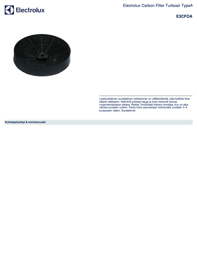 Imagen de la primera página del manual del dispositivo E3CFOA