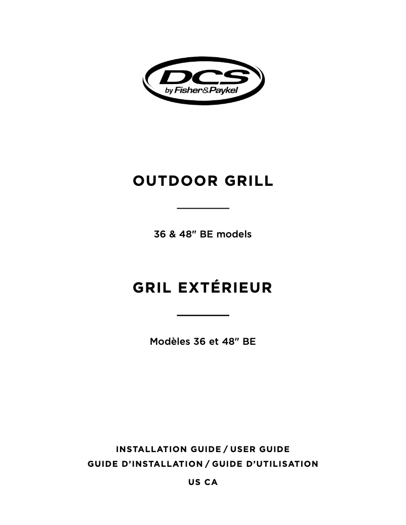 Page 1 de la notice Manuel utilisateur DCS BE1-36RC-N