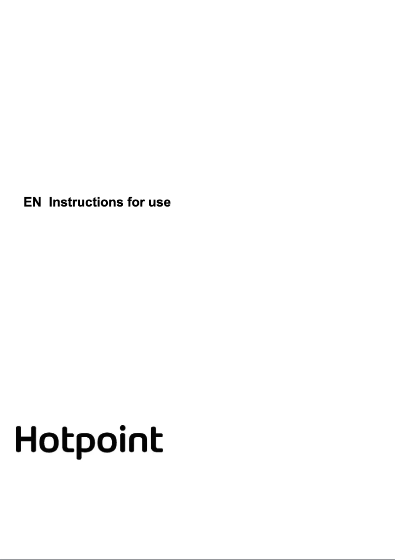 Page n°1 - Instructions / montage Hotpoint PHPC6.5FLMX