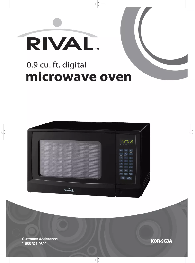 Page n°1 - Manuel utilisateur Rival KOR-9G3A