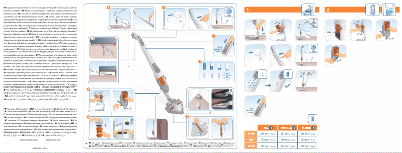 Page n°1 - Manuel utilisateur Tefal TY8812RH