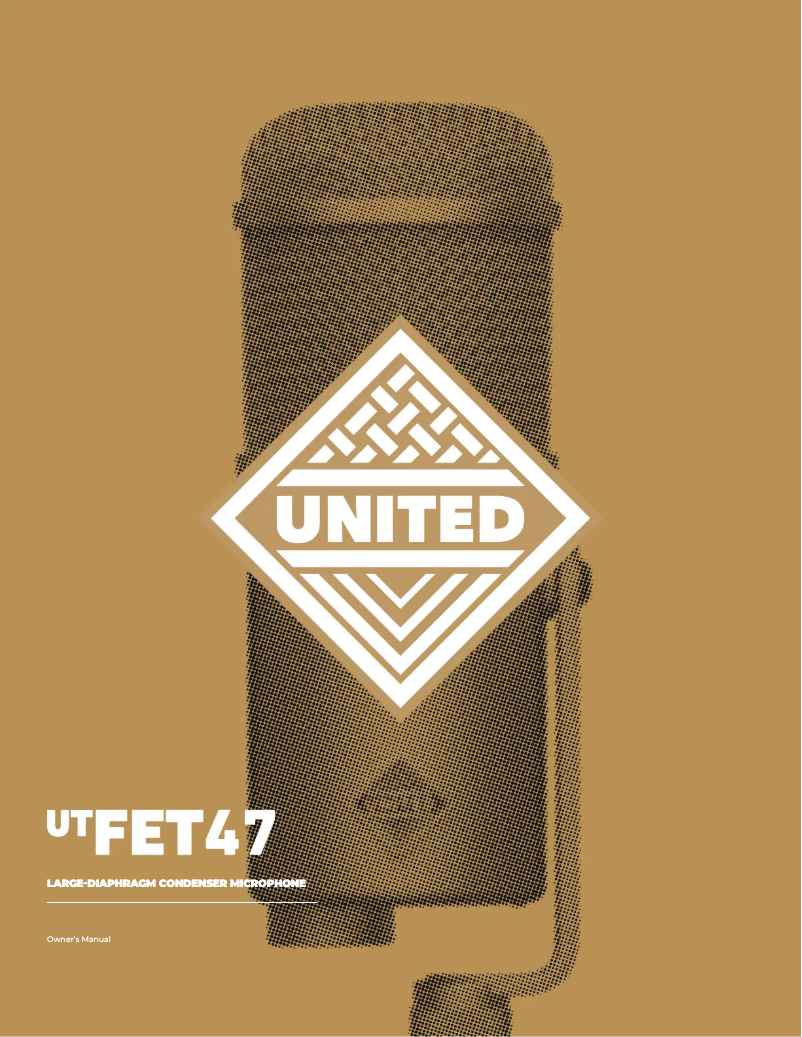 Page 1 de la notice Manuel utilisateur United UT FET47