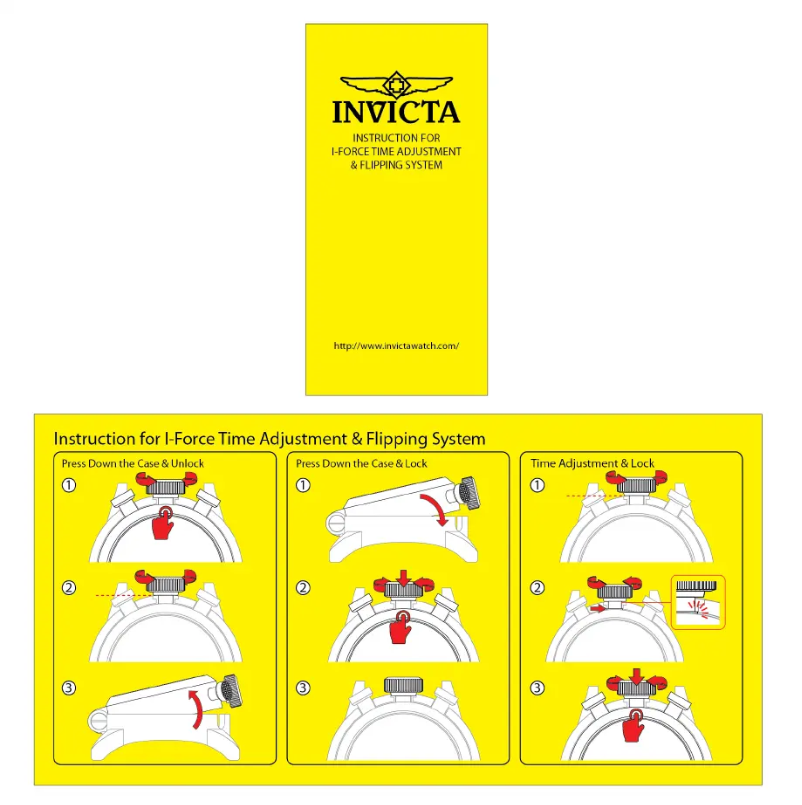 Page 1 de la notice Manuel utilisateur Invicta Coalition Forces 31420