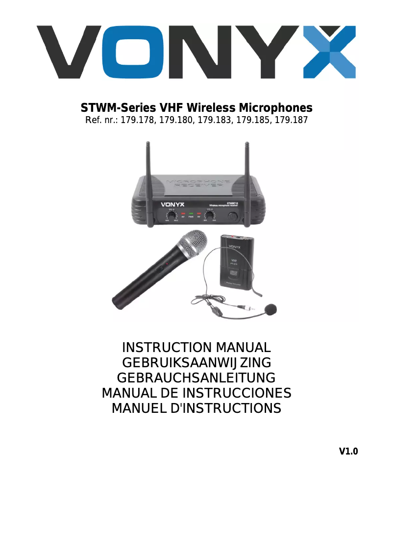Page n°1 - Manuel utilisateur Skytec STWM712C
