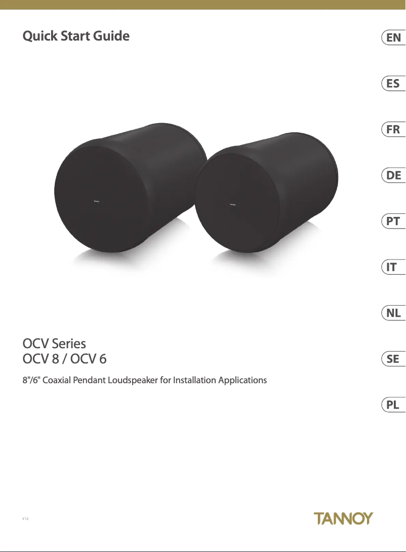 Image de la première page du manuel de l'appareil OCV 8