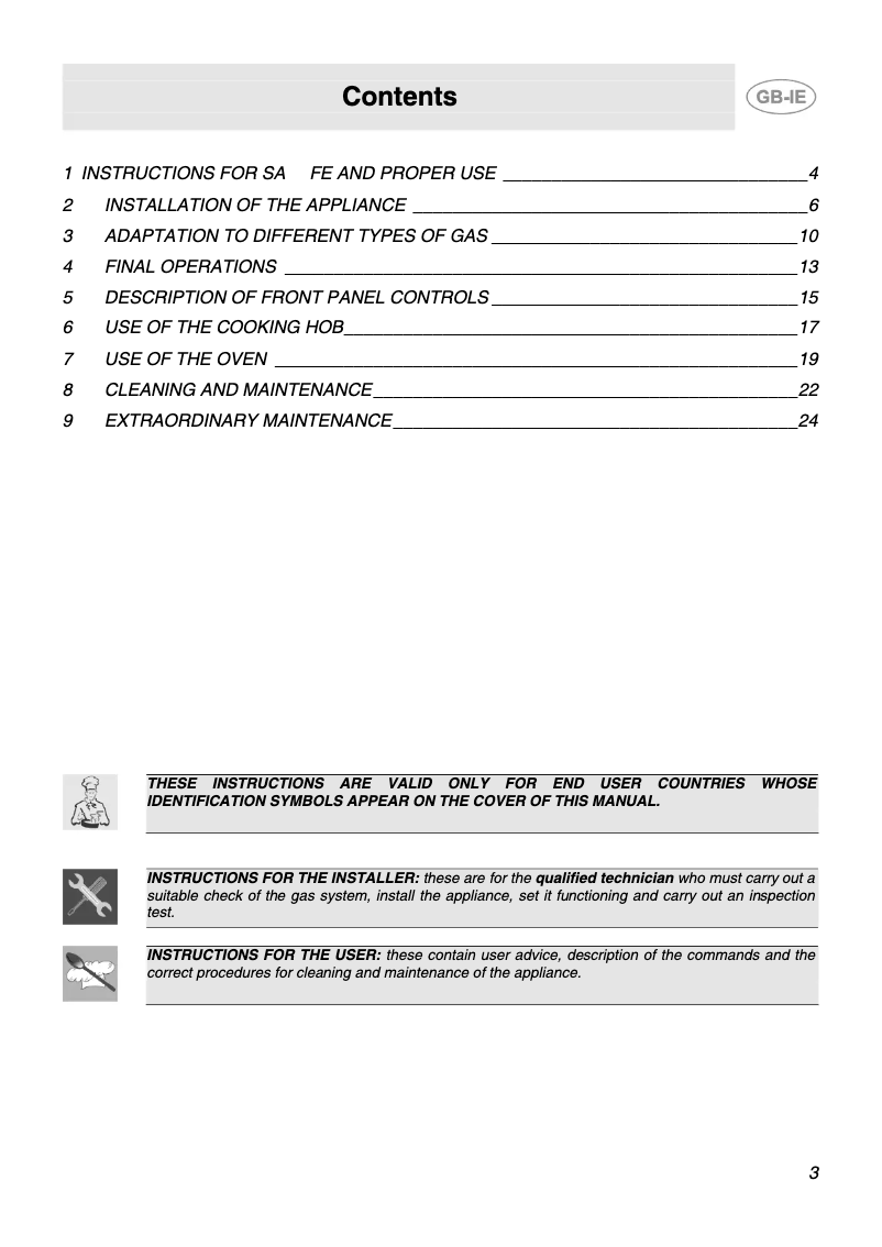 Image de la première page du manuel de l'appareil SX91VLSA