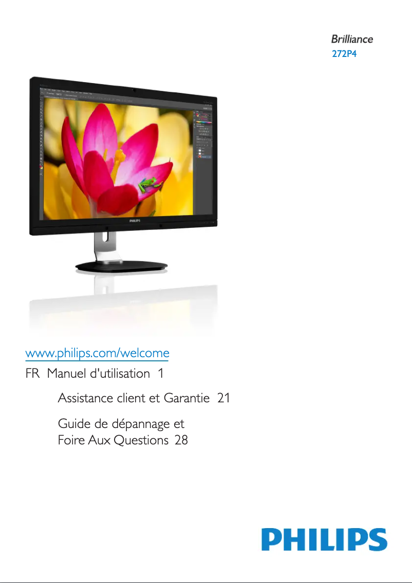 Page n°1 - Manuel utilisateur Philips 272P4APJKEB