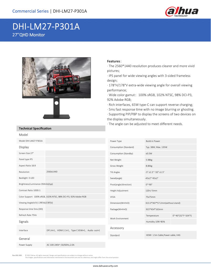 Image de la première page du manuel de l'appareil LM27-P301A