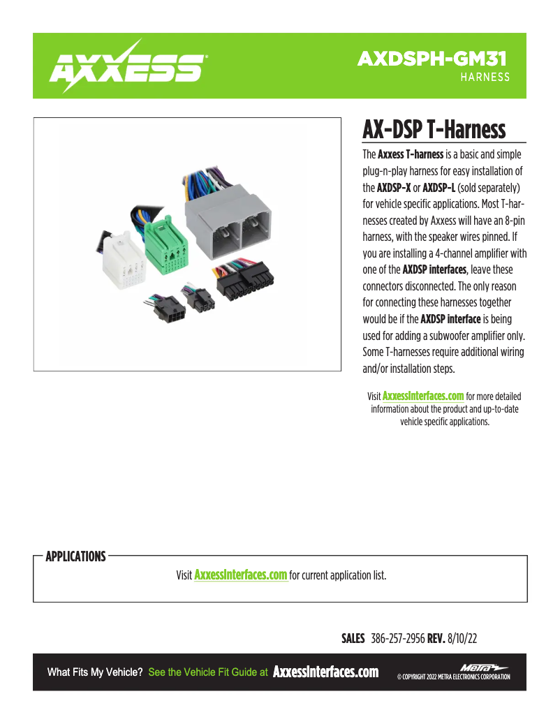 Image de la première page du manuel de l'appareil AXDSPH-GM31