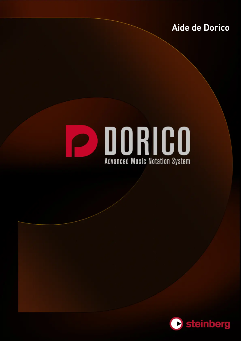 Page n°1 - Manuel utilisateur Steinberg Dorico 1