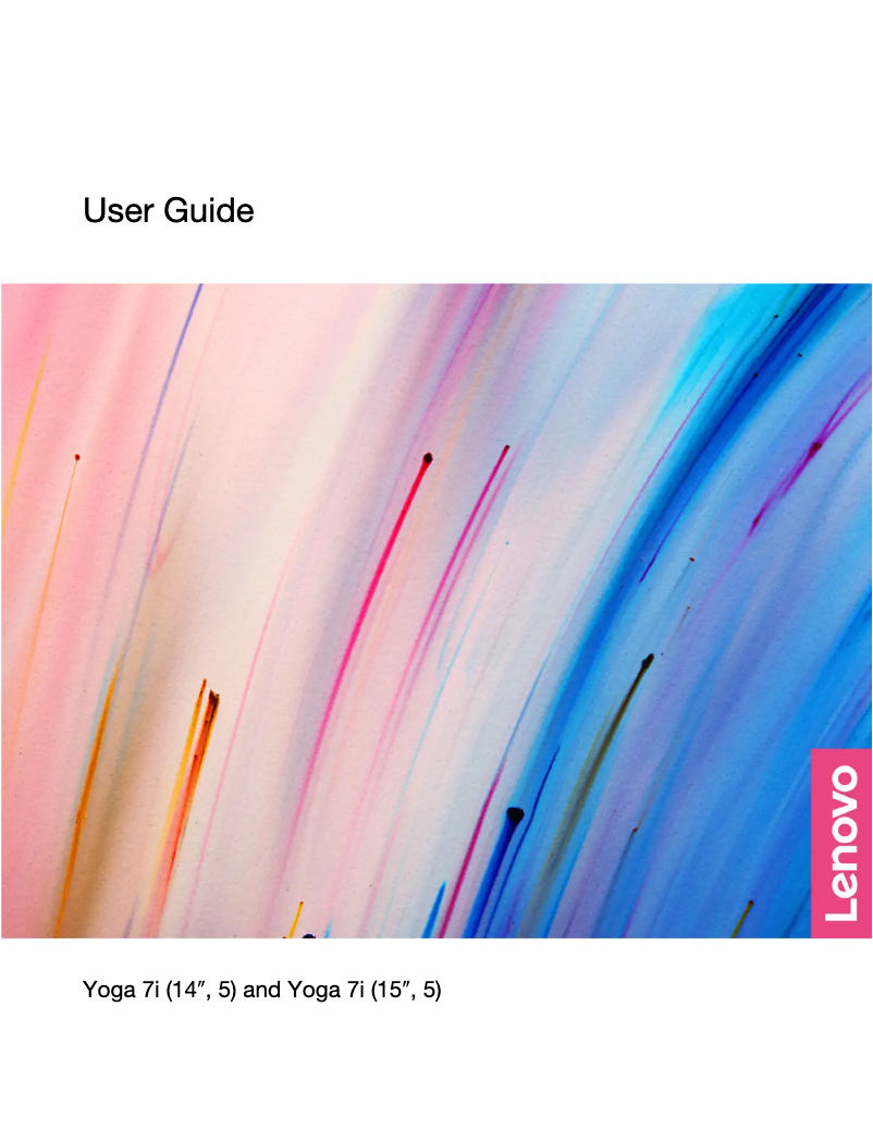 Page 1 de la notice Manuel utilisateur Lenovo IdeaPad Yoga 7