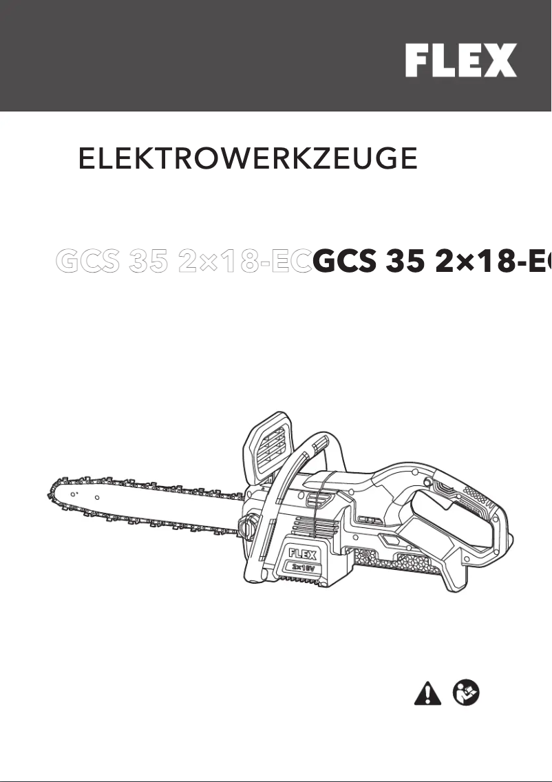 Image de la première page du manuel de l'appareil GCS 35 2x18-EC